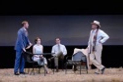 Chris Henry Coffey, Maggie Siff, Jay Whittaker and Peter Weller Photo
