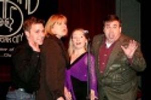 The cast of When the Lights Go On Again: Paul Kropfl, Connie Pachl, Christina Morrell Photo