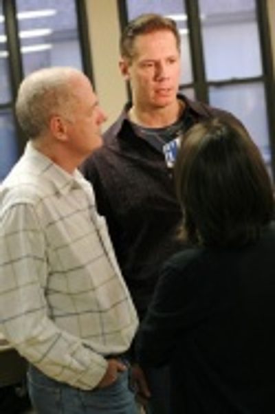 Patrick Husted and Robert Krakovski interviewed by NY1 Photo