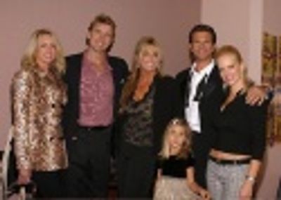 Lorenzo Lamas with John Schneider and family Photo