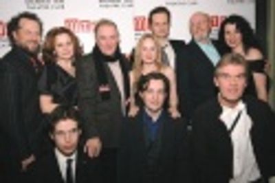 Back: David Costabile, Geraldine Hughes, Dermot Crowley, Morgan Hallett, Chandler Wil Photo