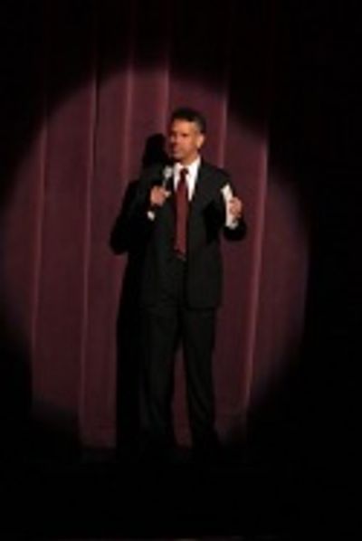 Brian Stokes Mitchell welcomes everyone
to tonightÃ¢â‚¬â„¢s event
  Photo