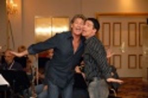 David Hasselhoff and Rich Affannato rehearse "Keep It Gay" Photo