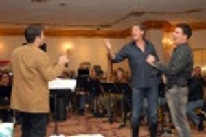 Conductor Keith Thompson, David Hasselhoff and Rich Affannato Photo