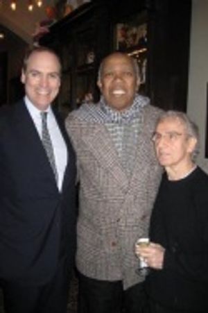 John Shannon ( St. George's Society Executive Director) with Geoffrey Holder Photo