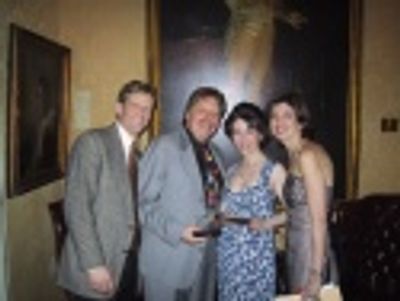 Coyote REP Producing Director Glenn Kalison, Robert R. Blume (Moon Award recipient fo Photo