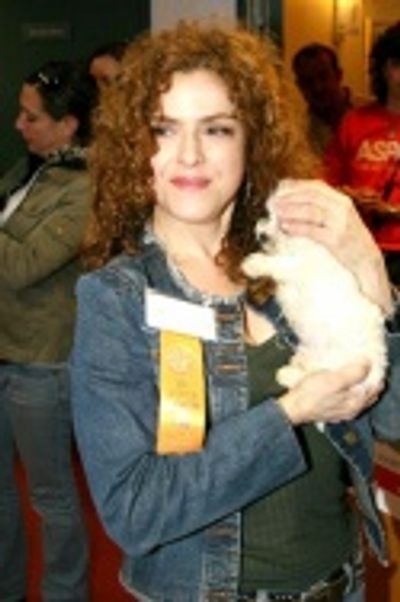 Bernadette Peters and pup Photo