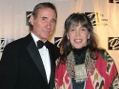 Jim Dale with wife, Julia
 Photo