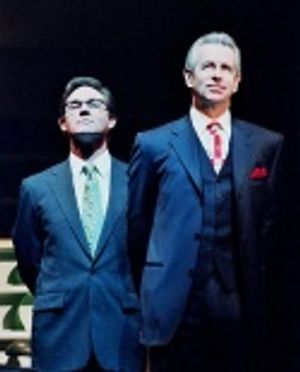 Richard Thomas, James Naughton in DEMOCRACY Photo