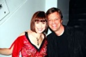 
Susan and Cast Party host, Jim Caruso Photo