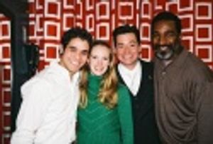Adam Jacobs, Kelly Kohnert, Perry Ojeda and Norm Lewis Photo