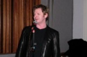 Jamison Stern, who hosted the evening and performed "My Simple Wish" Photo