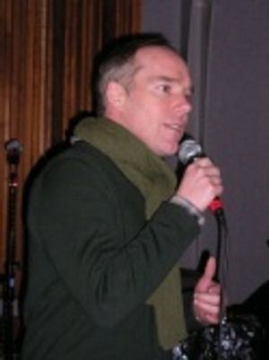 Michael Winther, who performed the evening's final songs, including "The Rainbow Conn Photo