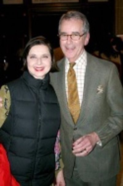 Isabella Rossellini and AMP Chair Alan Levenstein Photo