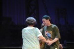 Robin de Jesus dances off with Olga Merediz to the cast party Photo