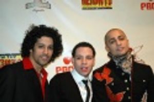 Ensemble member Luis Salgado, Robin de Jesus and Seth Stewart (Graffiti Pete) Photo