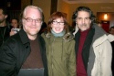 Philip Seymour Hoffman, Joanna Gleason and Chris Sarandon Photo