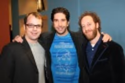 David Catlin, David Schwimmer, Lisa Green and Joey Slotnick Photo
