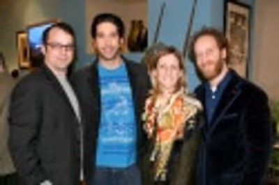 David Catlin, David Schwimmer, Lisa Green and Joey Slotnick Photo