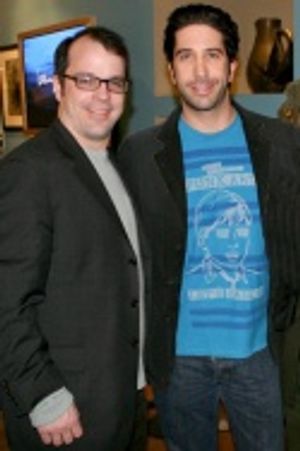 David Catlin and David Schwimmer Photo