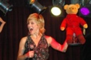 Felicia Finley with Aida Radames Bear Photo