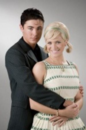 Zac Efron as "Link Larkin" with Brittany Snow as "Amber von Tussle" Photo