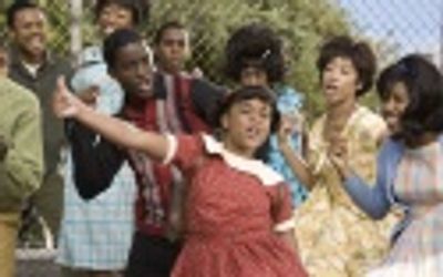 Elijah Kelley as "Seaweed J. Stubbs" and Taylor Parks "Little Inez" Photo