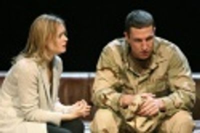 Pablo Schreiber and Rebecca Brooksher Photo