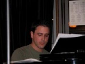 Composer Scott Alan singing the self-penned "Jason's Song"  Photo