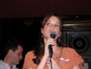 Jenna Leigh Green singing "Come to Your Senses" from Tick Tick Book  Photo