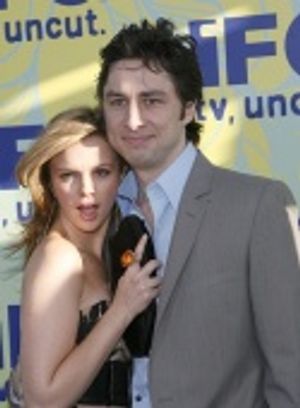 Amber Tamblyn and Zach Braff Photo