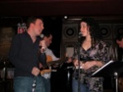 ...duetting on "Suddenly Seymour" with Julie Garnye Photo
