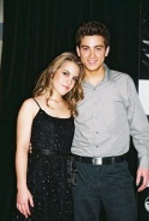 Kristen Alderson (OLTL's Starr Manning) and Brandon Buddy (OLTL's Cole Thornhart) Photo