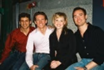 Tony Yazbeck, Ken Alan, Anika Larsen and Brad Anderson Photo