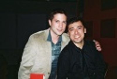 Anthony Ramos (Director of Communications, THE GLBT Community Center) and Wilson Agui Photo