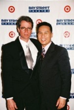Steve Hamilton (Bay Street Theatre Executive Director) and BD Wong Photo