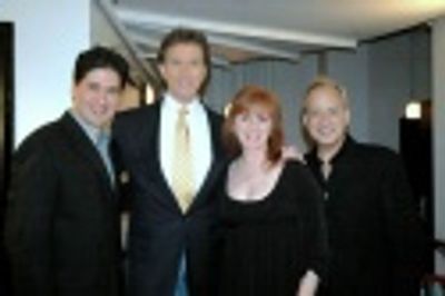 Igor Goldin, Jim Watkins (Channel 11 News at 10), Terri Klausner and David Andrews Ro Photo