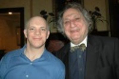 Eddie Korbich and William Wolf (Drama Desk President) Photo