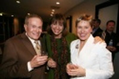 Jerry Herman, Valerie Harper and Amber Edwards Photo