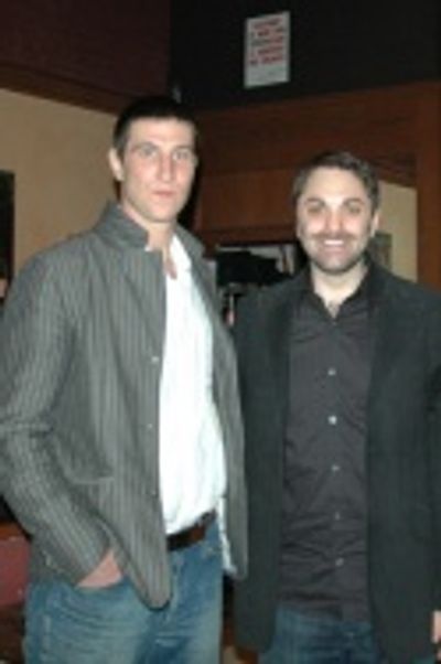 Pablo Schreiber and Christopher Shinn Photo