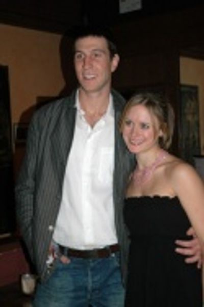 Pablo Schreiber and Rebecca Brooksher Photo