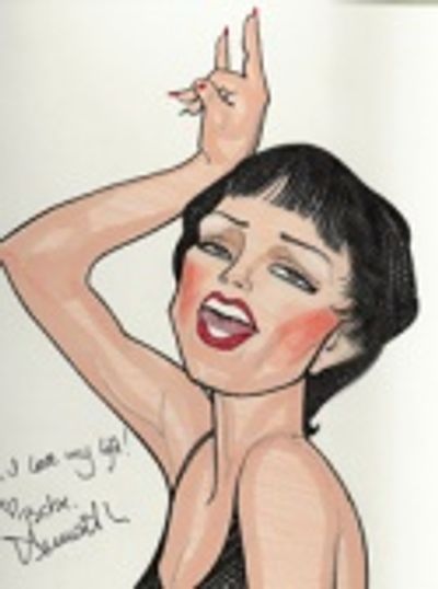 Bebe Neuwirth's Sardi Sketch Photo
