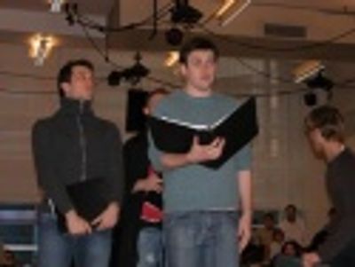 John Tartaglia and Michael Photo