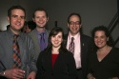 Derek Zasky, Fred Hashagen, Meg Hammer, David Kalodner and Hilary Oleon (William Morr Photo