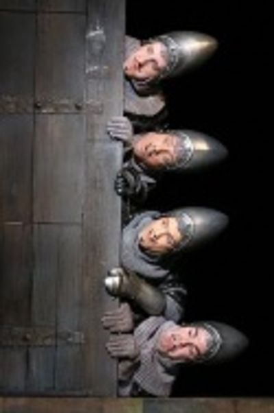 Justin Patterson, Christopher Sutton, Patrick Heusinger and Kevin Crewell as the Fren Photo
