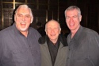 Jim Brochu and Steve Schalchlin with Terrence McNally Photo