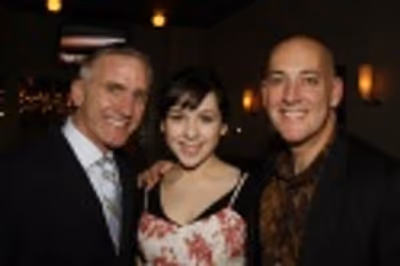Mark S. Hoebee, Liza Wenger, Ken Wenger (Paper Mill Playhouse Board of Trustees) Photo