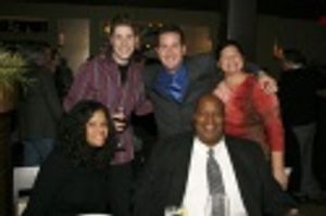 Tiffany Wilson, Christopher Haught, Shayne Miller (Paper Mill Press Manager), Elizabe Photo