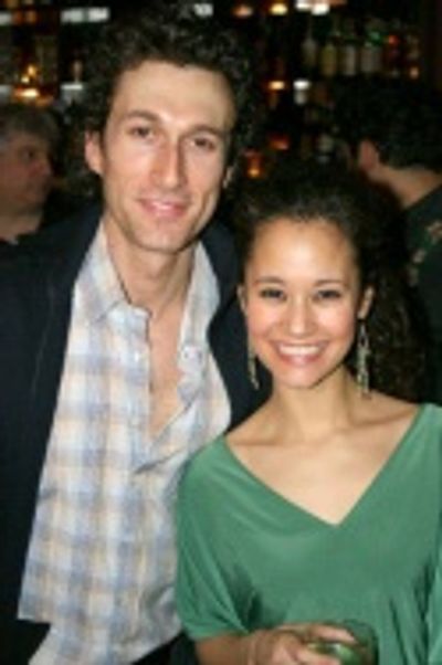 Aaron Lazar and Ali Ewoldt Photo