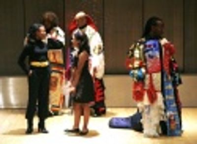 Nikki Renee Daniels and Brynn Williams with the cast Photo